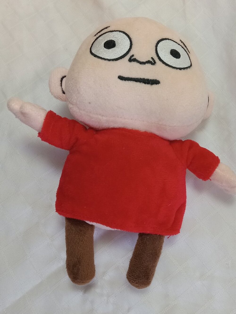 The original stuffed character from Daniel Grenier's without the chick